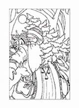 Vintage Coloring Santa Pages Claus Adults Adult Nicholas St Detailed Adultcoloring Leehansen Printables sketch template