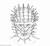 Pages Hellraiser Pinhead Krueger Freddy sketch template