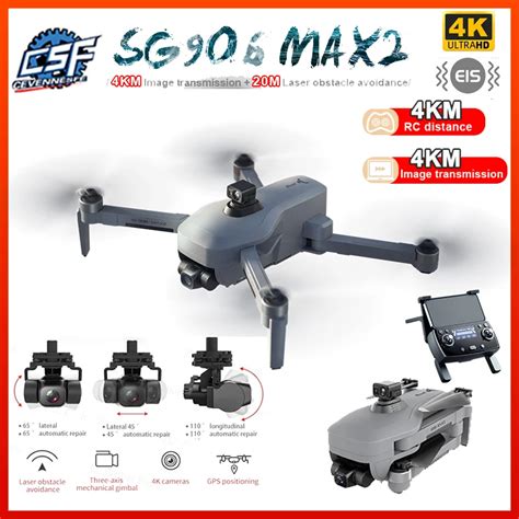 sg pro  max  drone camera fpv profissional   gimbal de  eixos km gps sem escova