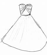 Easy Simple Dress Drawing Princess Drawings Paintingvalley sketch template