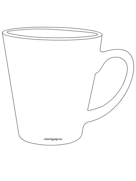 mug template templates printable  mug template freehand machine