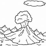 Volcano Eruption Paricutin sketch template