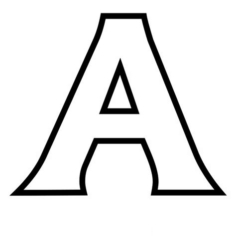 black  white alphabet letters  rounded corners   upper part