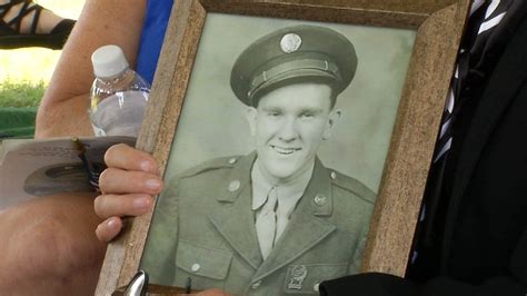 remains of returned wwii soldier laid to rest