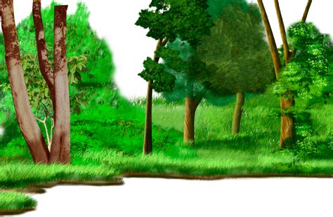 forest drawing cartoon animation watercolor painting forest drawing  animation
