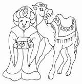 Magos Reyes Rey Szopka Kolorowanka Mago Bozonarodzeniowa Druku Baltasar Tamatoa Kolorowanki Navideñas Belenes Camello sketch template