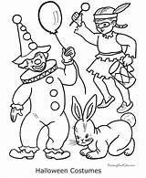 Coloring Halloween Pages Costumes Printable Costume Happy Color Printing Help sketch template
