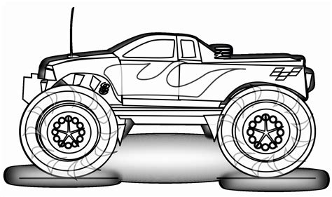 coloring pages cars trucks