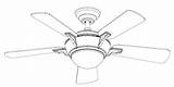 Fan Ceiling Template Sketch Coloring Pages sketch template