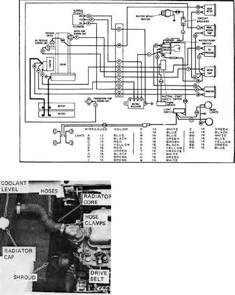 figure   electrical system schematic  diesel engine