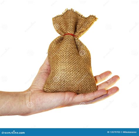 small money bag stock  image