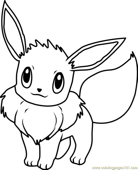 eevee pokemon coloring page  pokemon coloring pages