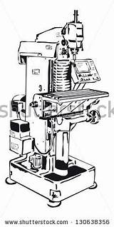 Milling Machinery Clipart Clipground sketch template