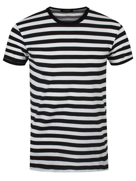 new black and white striped t shirt ebay