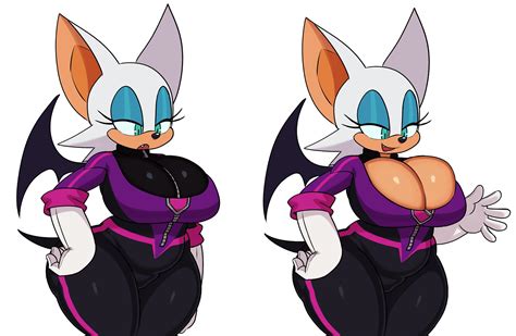 rouge new suit by ss2sonic sonic the hedgehog know your meme