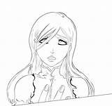 Inoue Orihime Lineart sketch template