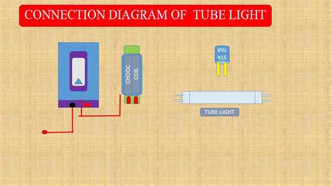 connection diagram  tube light youtube
