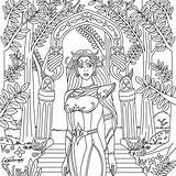 Coloring Pages Fantasy Choose Board Adults Adult sketch template