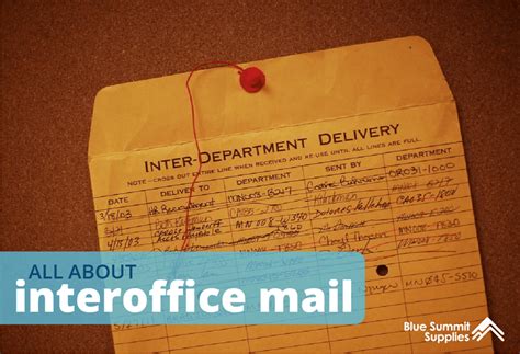 interoffice mail     send
