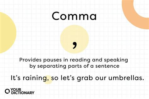comma punctuation explained yourdictionary
