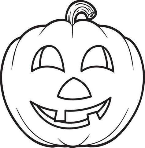 printable pumpkin coloring page  kids  halloween coloring sheets