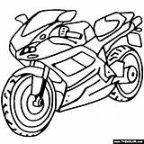 Coloring Pages Sportbike Ducati Motorcycles Bike Thecolor Dirt Motorcycle Motocross sketch template