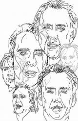 Cage sketch template