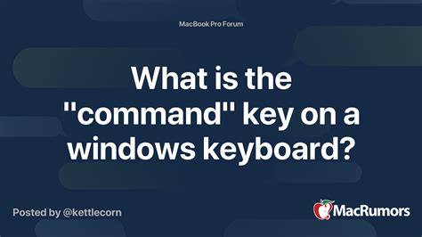 command key   windows keyboard macrumors forums