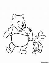 Pooh Winnie Piglet Coloring Pages Pig Friendship Disney Drawing Printable Cartoon Classic Bear Characters Drawings Print Easy Draw Bär Poo sketch template