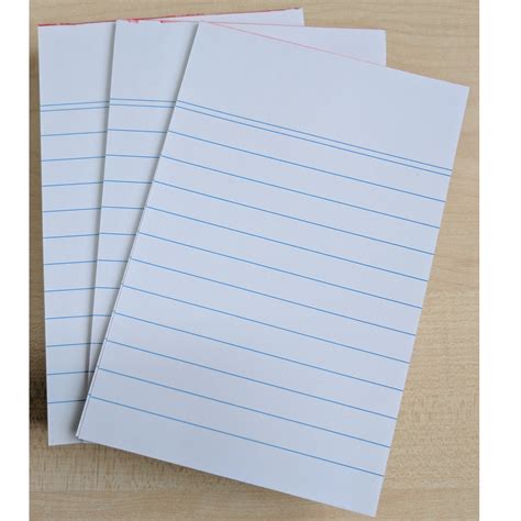 lined paper writing pads  pages  stationery reporters