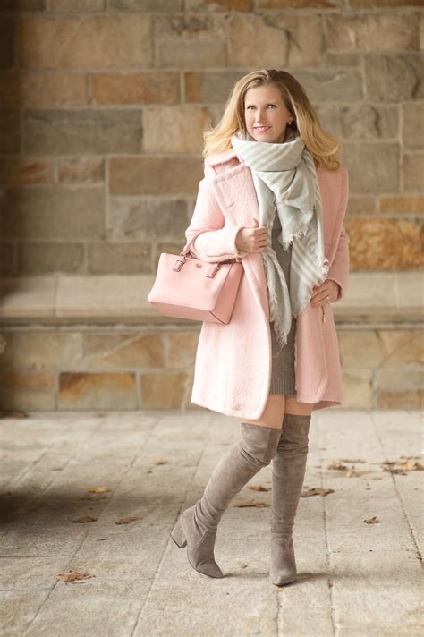 pretty in pink and an ilymix blanket scarf the blue