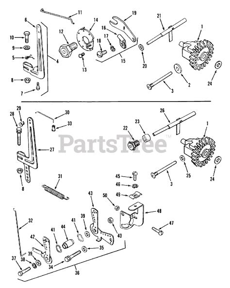 toro     toro garden tractor  governor linkage parts lookup  diagrams