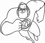 Incredible Mr Strong Coloring Pages Printable Incredibles Categories sketch template