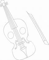 Coloring Violin Pages Comments Kids sketch template