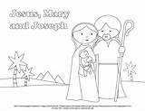 Holy Family Coloring Pages Happy Saints Kids Printable Joseph Jesus Catholic Mary Happysaints Choose Board School Templates Getcolorings Template sketch template