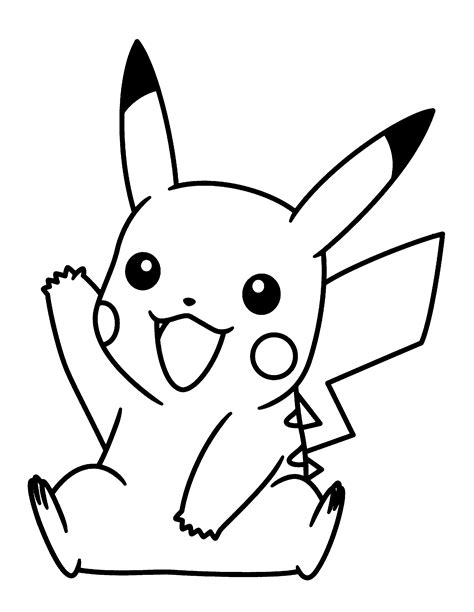 pokemon pikachu coloring pages  print pikachu pinterest pokemon