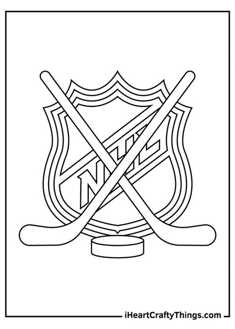 nhl coloring pages   printables