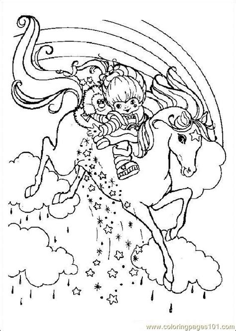 rainbow brite coloring pages   printable coloring page