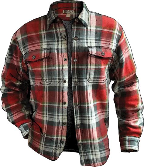 fleece lined flannel shirt jac  built  real work  thick warm
