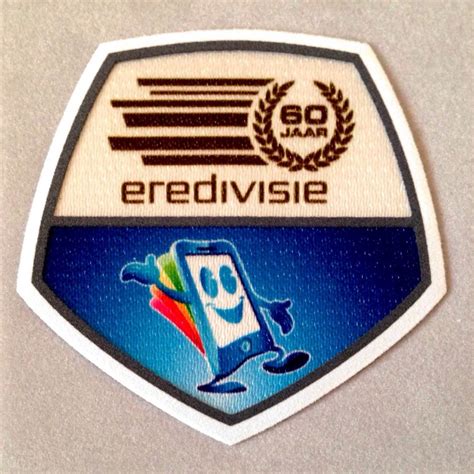 dutch eredivisie league  years anniversary official lextra football soccer badge patch