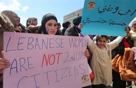 Lebanese Women Protests Against Lebanon’s 1925 Sexist Citizenship Law