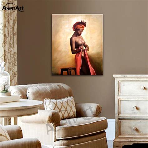 2019 Sexy Nude Woman Art Wall Picture Canvas Print