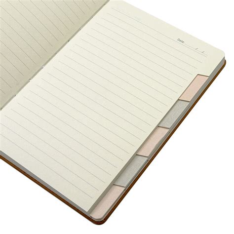 leather bound notebook  tabs notebookpost