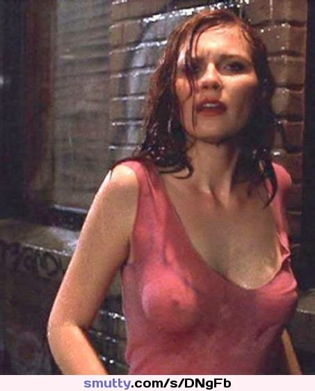 Kirsten Dunst Boobs And Nipples Through Wet T Shirt Nude