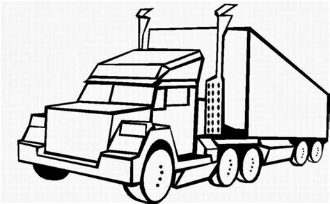big rig coloring pages coloring home
