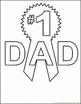 Coloring Fathers Pages Dad Number sketch template