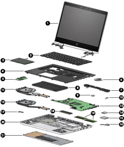 hp probook   notebook pc illustrated parts hp customer support