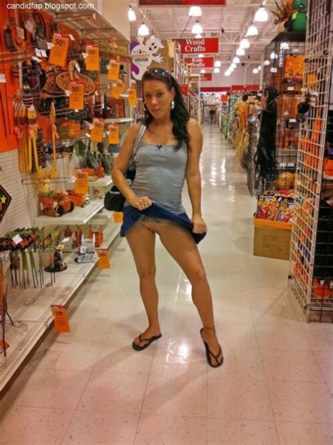 showing some pussy at the hardware store porn pic eporner