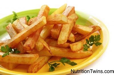 crispy homemade fries nutrition twins