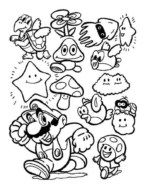 mario bonus  monster   games mario bros kids coloring pages